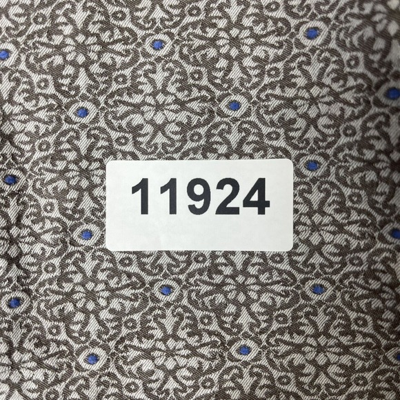 Robert Graham Shirt Mens Extra Large Brown Blue Long Sleeve Button Up Adult - Picture 11 of 11